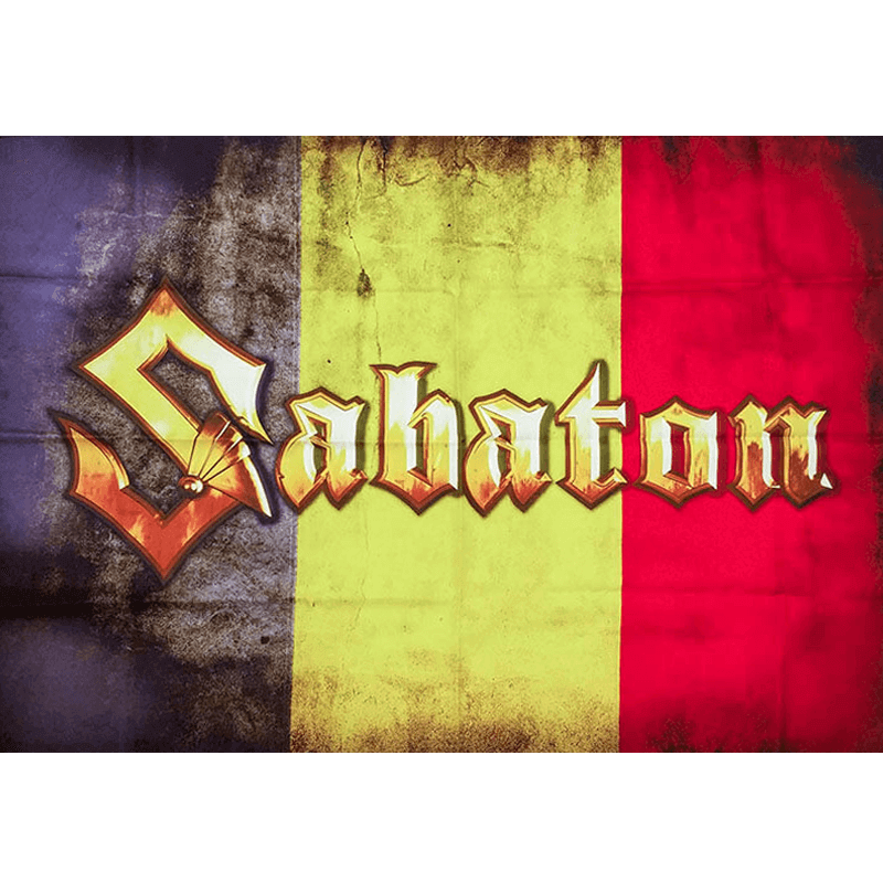 Belgium Sabaton Logo Flag