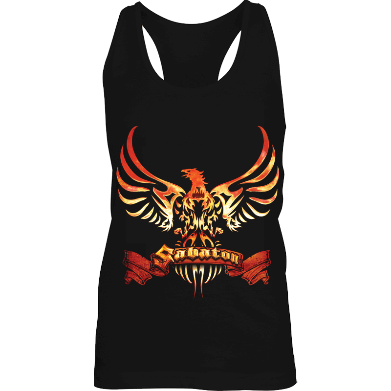 Coat of arms Sabaton girls tank top frontside