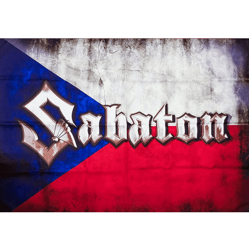 Czech Republic Sabaton Logo Flag