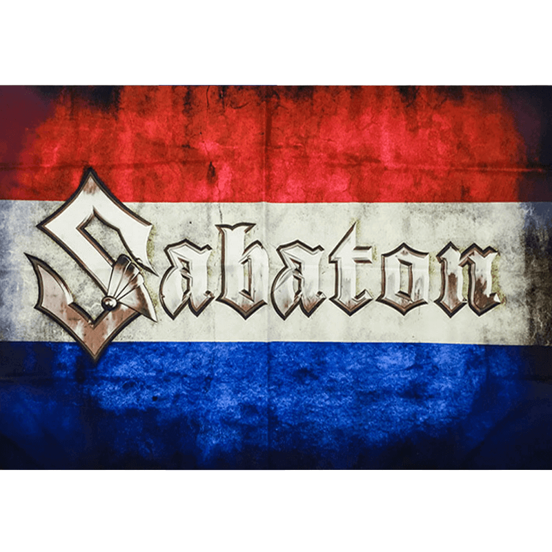 Dutch Sabaton Logo Flag