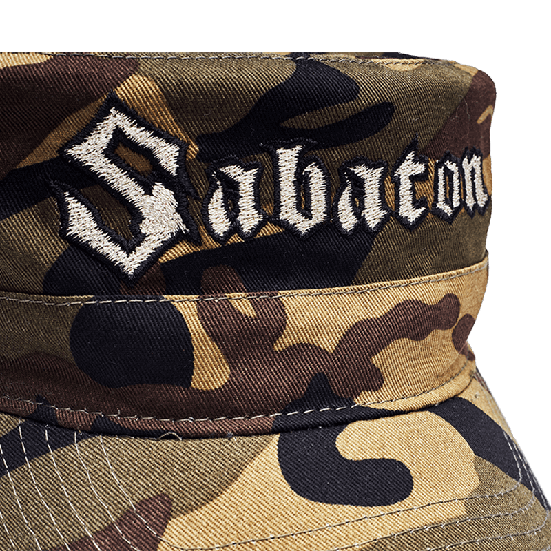 Green khaki camo Sabaton cap frontside