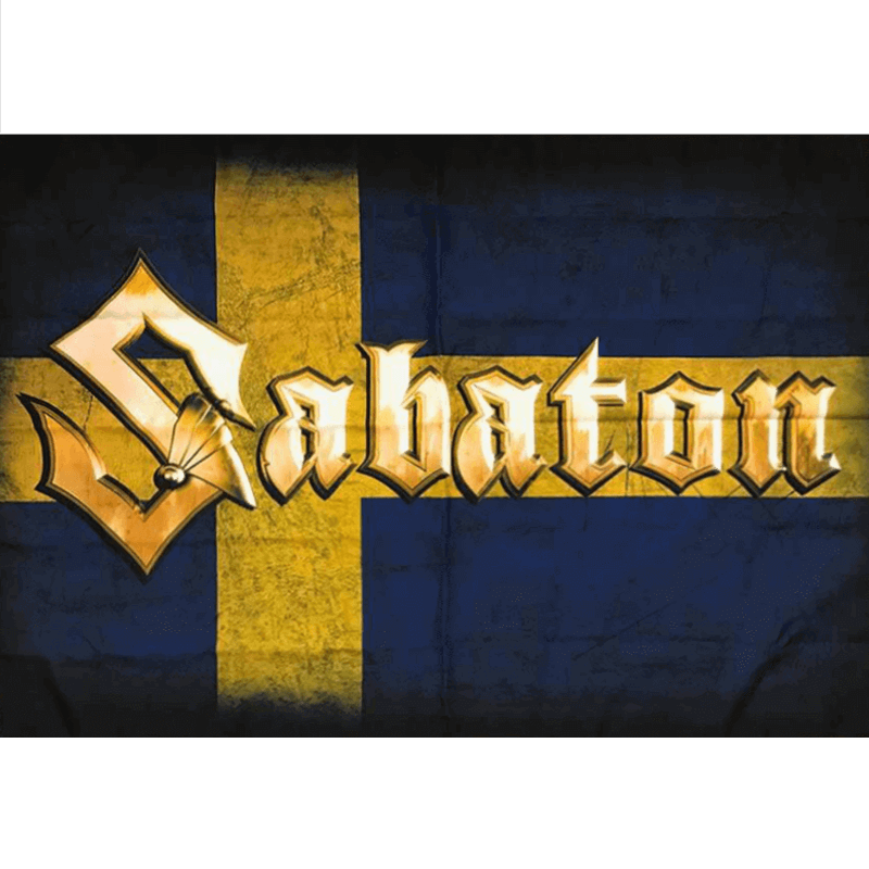 Sweden Sabaton Logo Flag