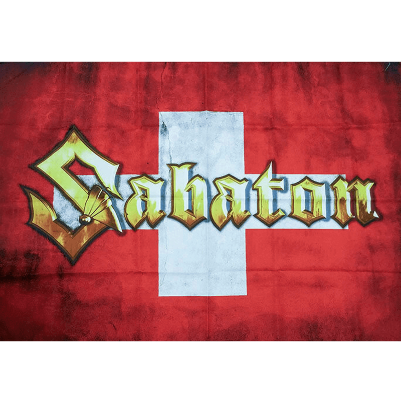 Swiss Sabaton Logo Flag