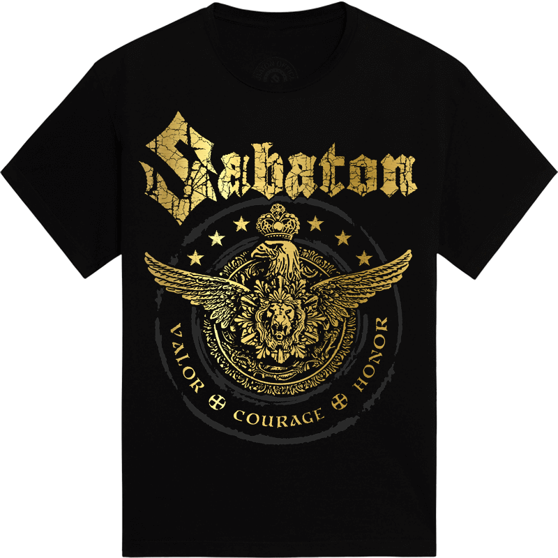 Wings of glory Sabaton tshirt frontside