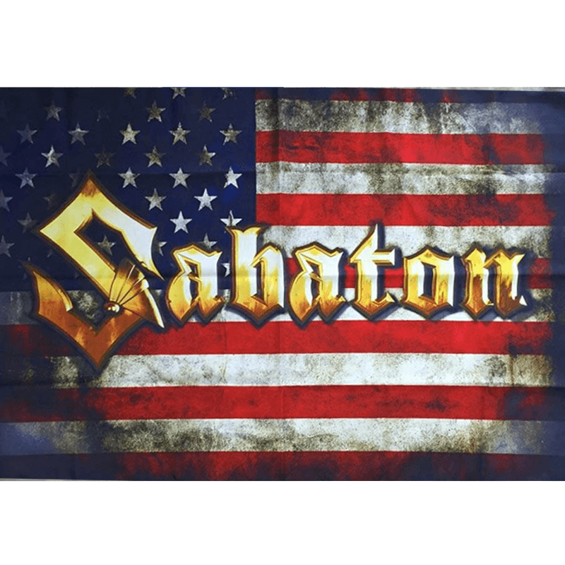 USA Sabaton Logo Flag