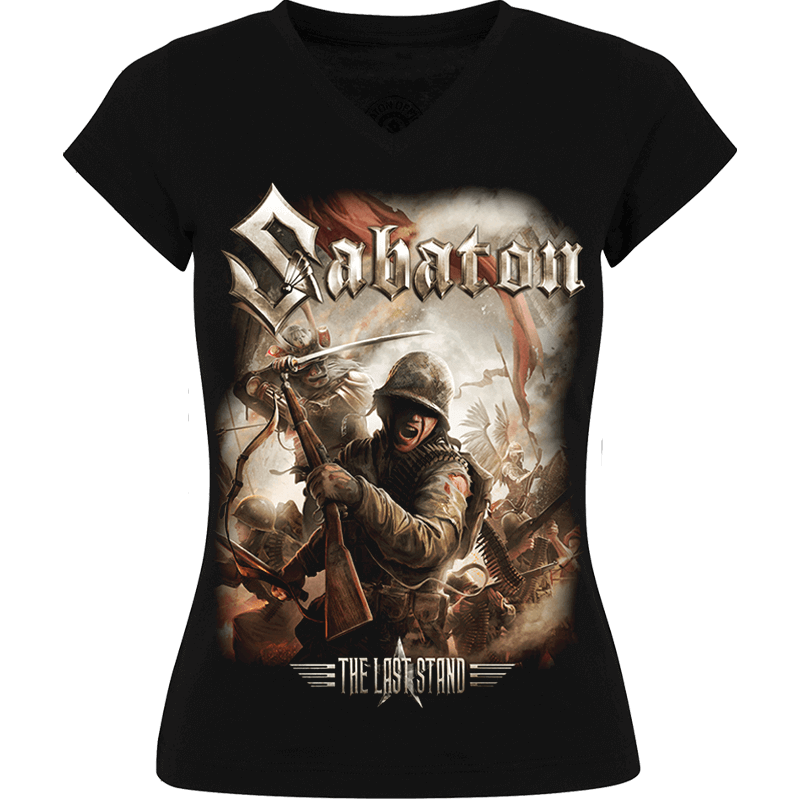 The last stand Sabaton girls tshirt frontside