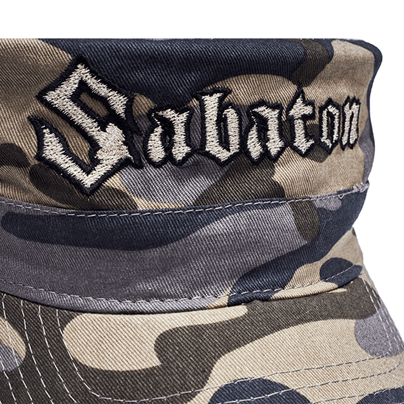 Grey urban camo Sabaton cap frontside