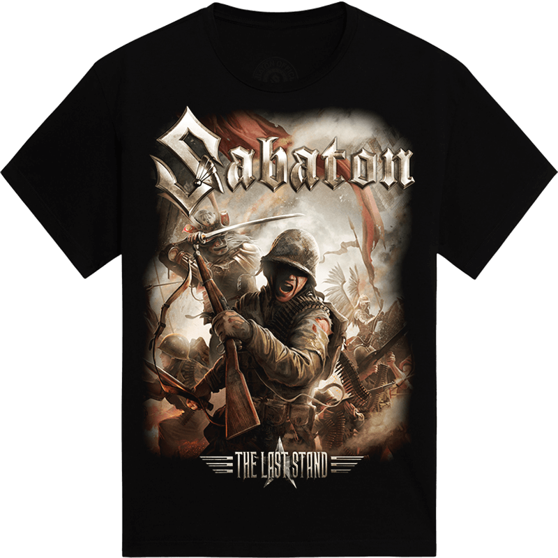 The last stand Sabaton tshirt frontside