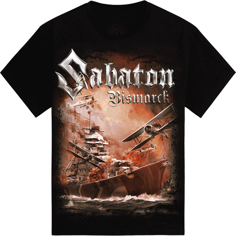 Bismarck Sabaton tshirt frontside