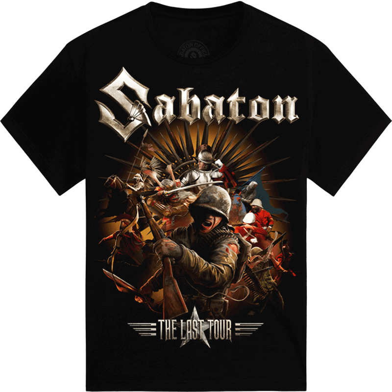 The Last European Tour 2017 Sabaton T-shirt Kids Frontside