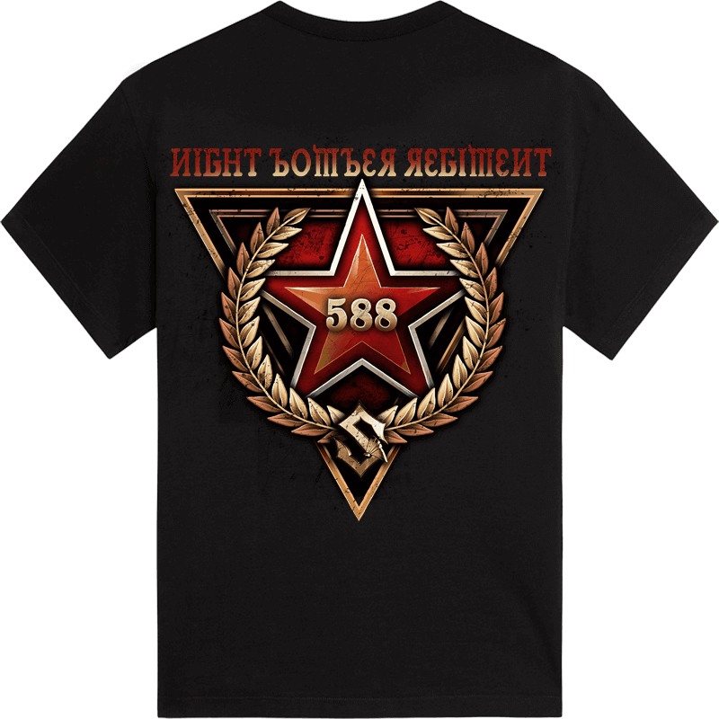 Night Witches Sabaton T-shirt Backside