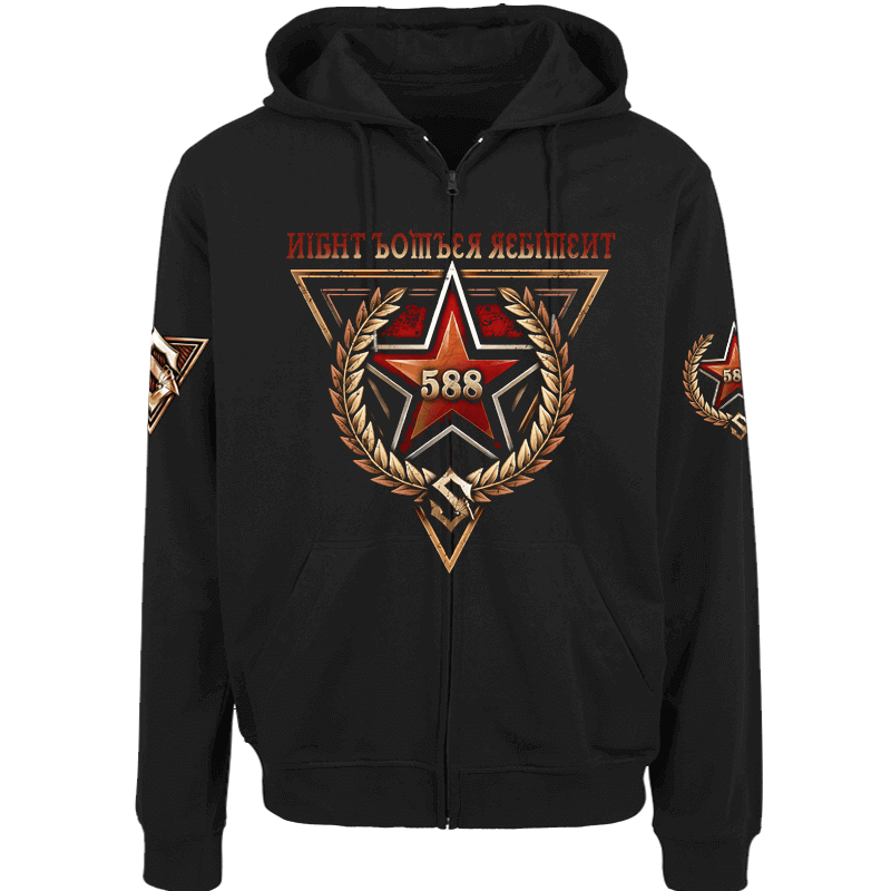 Night Witches Sabaton Zip Hoodie Frontside