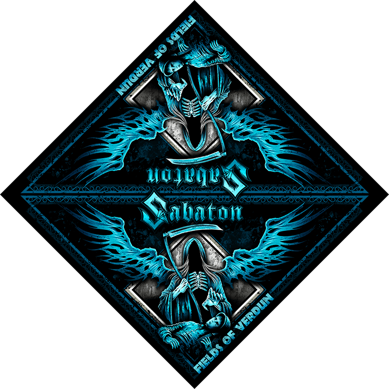 Fields of Verdun Sabaton Bandana Full size