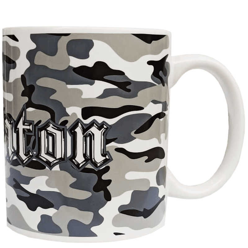 Sabaton Camo Mug with a Box side