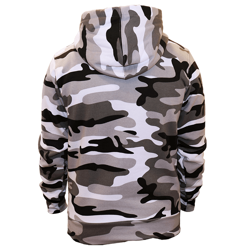 Sabaton Winter Camo Hoodie back