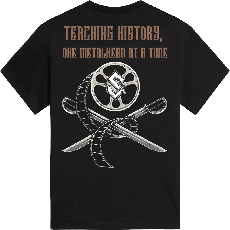 Sabaton History Channel T-shirt back T21210